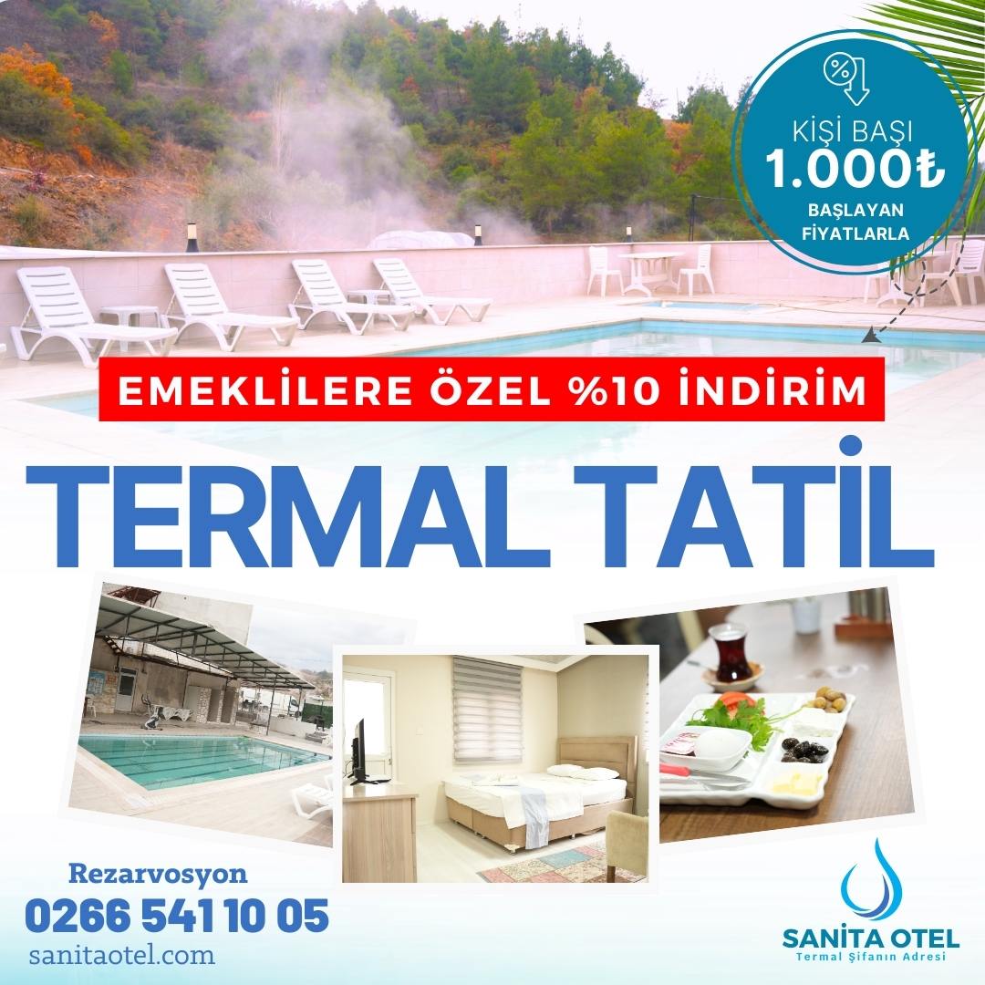Sanita Otel'de Emeklilere Özel %10 İndirim!