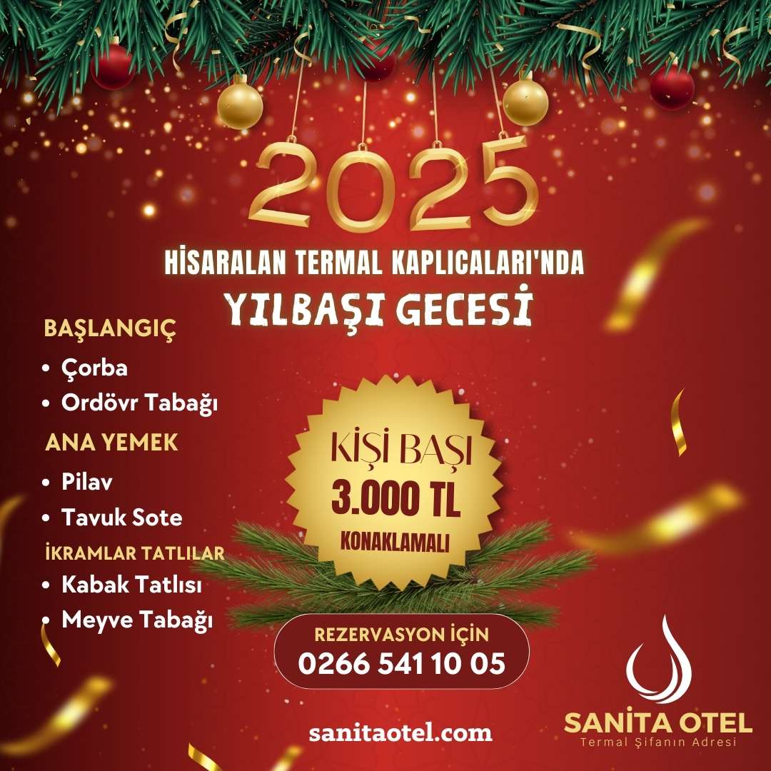 Sanita Otel’de 2025 Yılbaşı Gecesi
